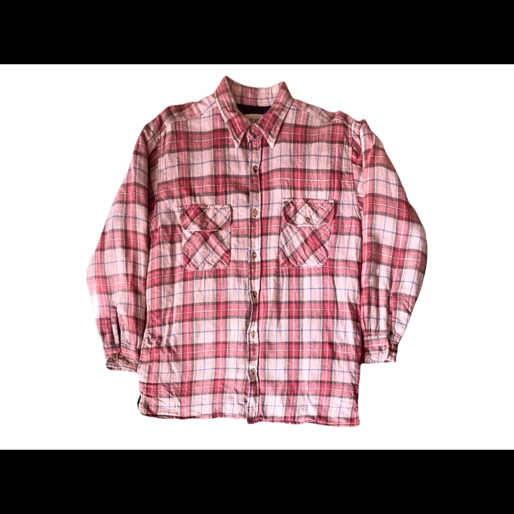 90s vintage Wilderness Insulated Flannel Style Shirt Jacket Ramie grunge